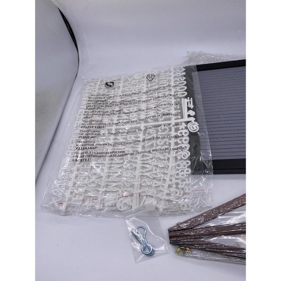 MultiTed Gray Espresso Letter Board - Picture 4 of 8